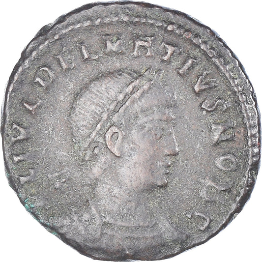 Monedă, 
  
  Delmatius, 
  
  Follis