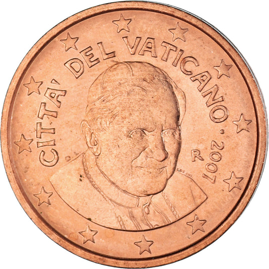 ORAȘUL VATICANULUI, 
  
  2 cenți de euro, 
  
  2007