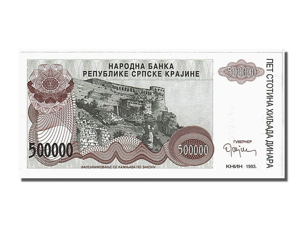 bancnota, 
  
  Croaţia, 
  
  500