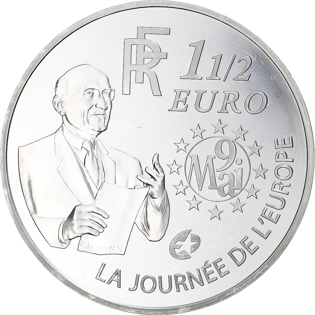 Franţa, 
  
  La Journée De L'Europe, 
  
  1-1/2 euro