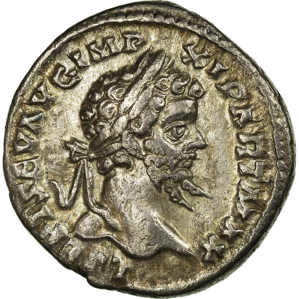 Monedă, 
  
  Septimius Severus, 
  
  Denariu