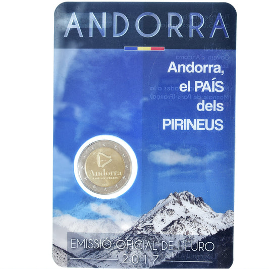 Andorra, 
  
  2 euro, 
  
  Pirinei