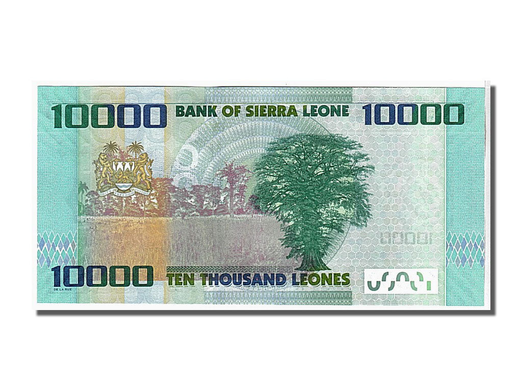 bancnota, 
  
  Sierra Leone, 
  
  10