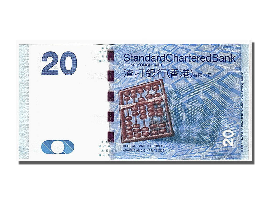 bancnota, 
  
  Hong Kong, 
  
  20 de dolari