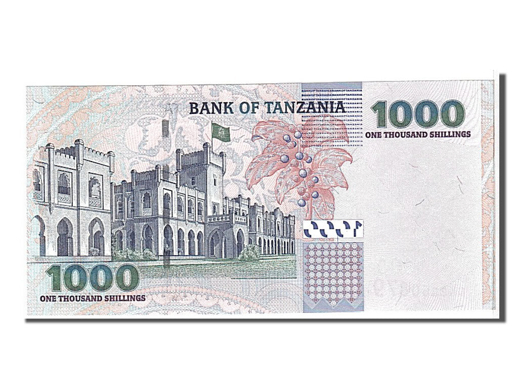 bancnota, 
  
  Tanzania, 
  
  1000 Shilingi