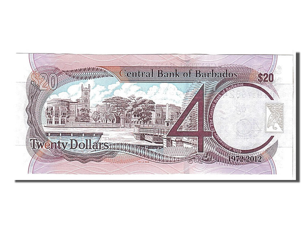 bancnota, 
  
  Barbados, 
  
  20 de dolari