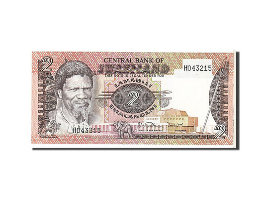 bancnota, 
  
  Swaziland, 
  
  2 Emalangeni