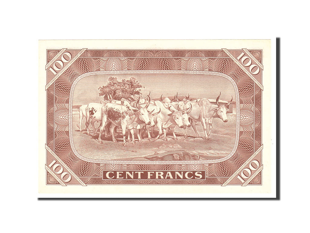 bancnota, 
  
  Mali, 
  
  100 de franci