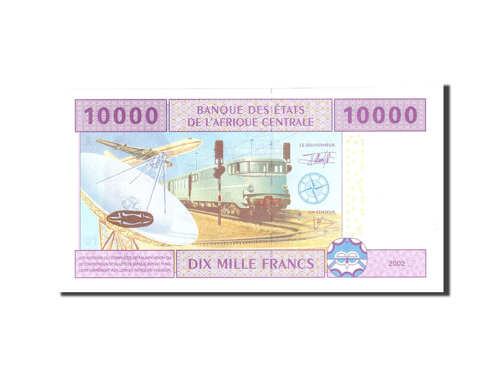 bancnota, 
  
  Statele Africii Centrale, 
  
  10