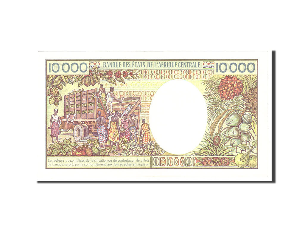 bancnota, 
  
  Republica Centrafricană, 
  
  10