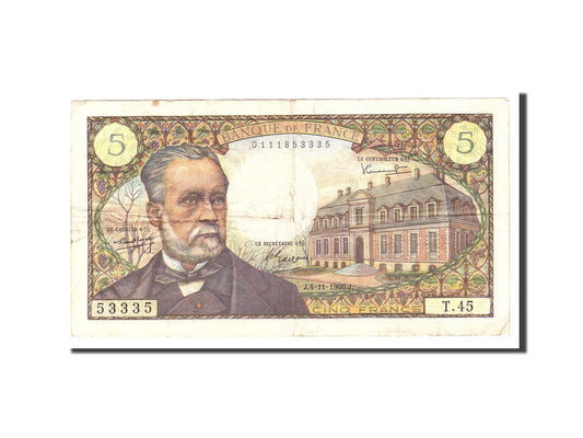 bancnota, 
  
  Franţa, 
  
  5 franci