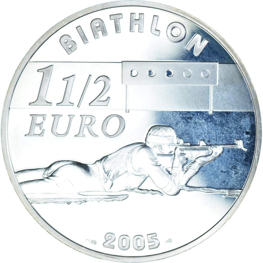 Franţa, 
  
  biatlon, 
  
  1-1/2 euro