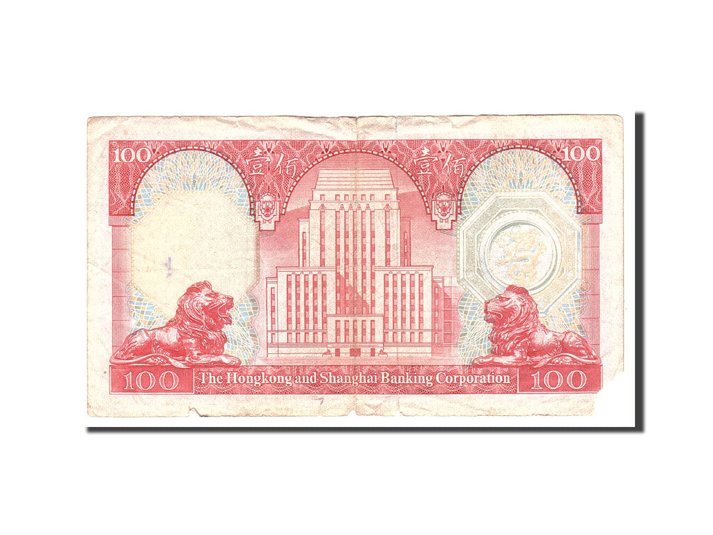 bancnota, 
  
  Hong Kong, 
  
  100 de dolari