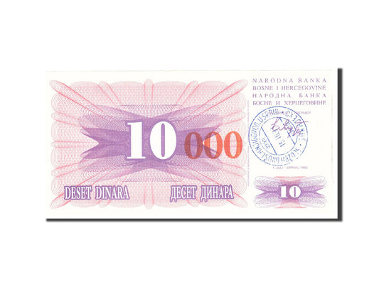 bancnota, 
  
  Bosnia - Herțegovina, 
  
  10