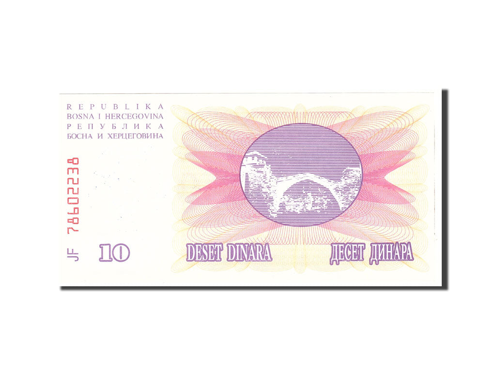 bancnota, 
  
  Bosnia - Herțegovina, 
  
  10