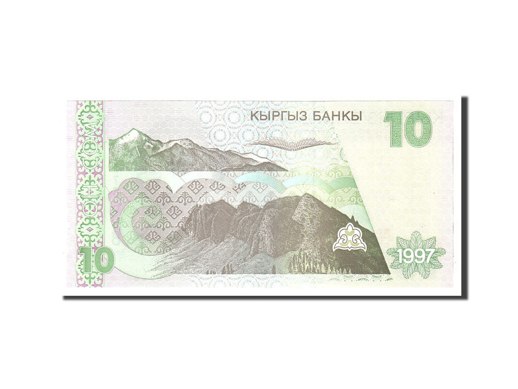 bancnota, 
  
  KIRGIZTAN, 
  
  10 Som