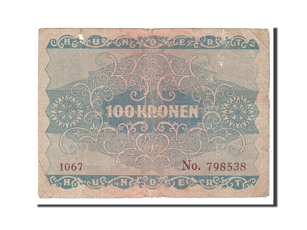 bancnota, 
  
  Austria, 
  
  100 de coroane