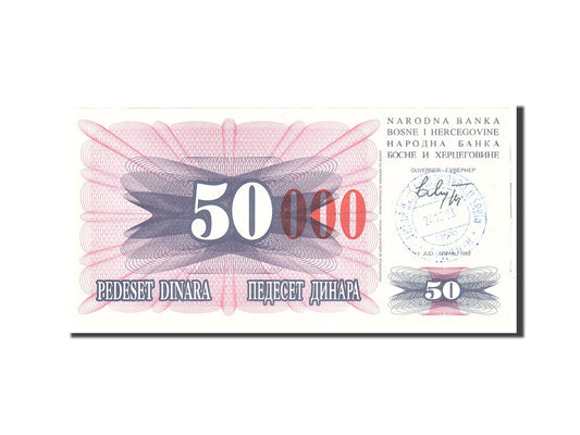 bancnota, 
  
  Bosnia - Herțegovina, 
  
  50