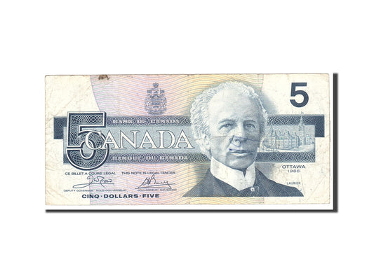 bancnota, 
  
  Canada, 
  
  5 dolari