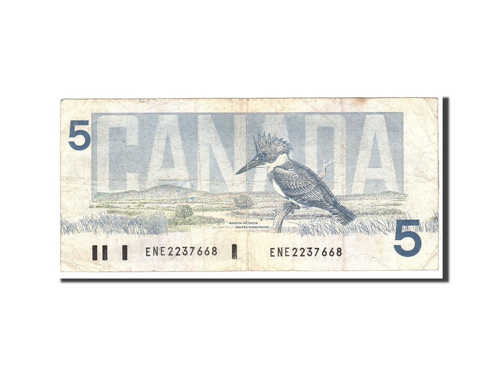 bancnota, 
  
  Canada, 
  
  5 dolari