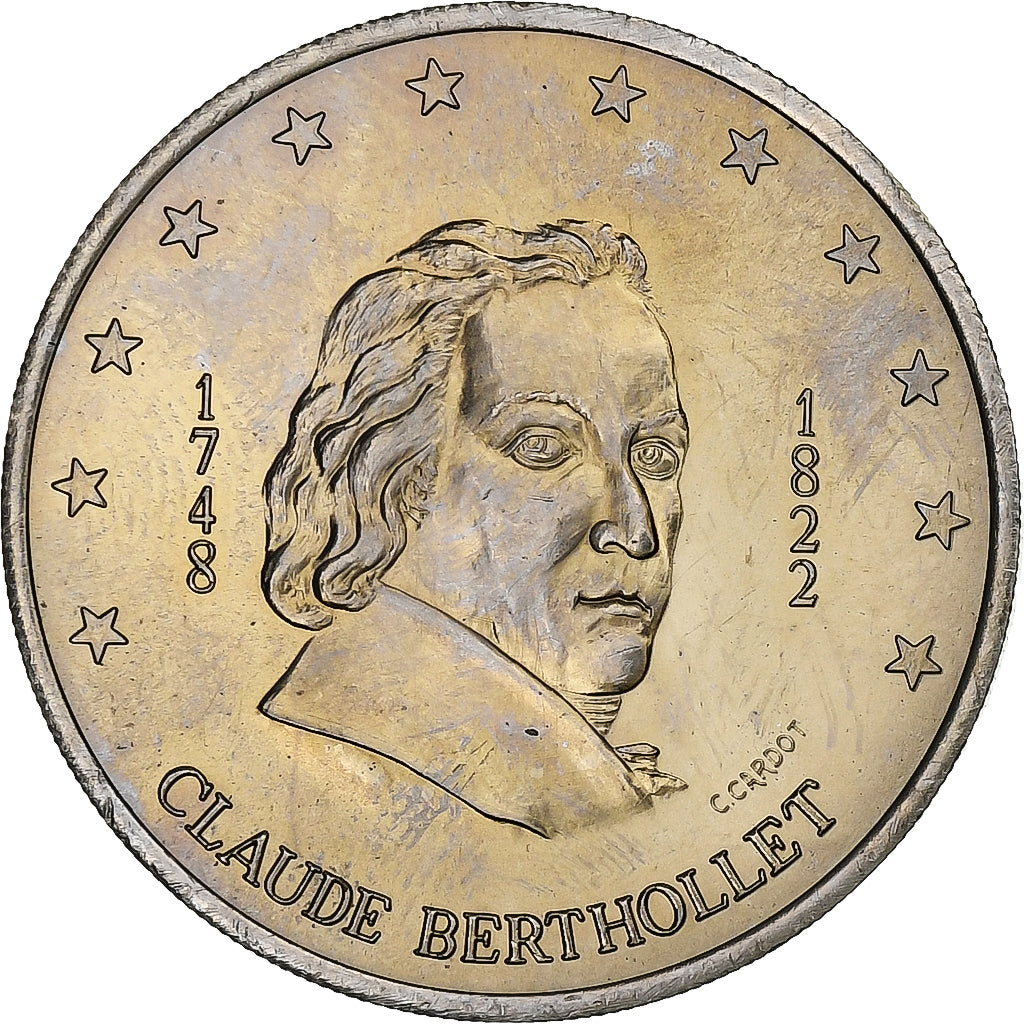 Franţa, 
  
  2 euro, 
  
  Annecy - Claude Berthollet