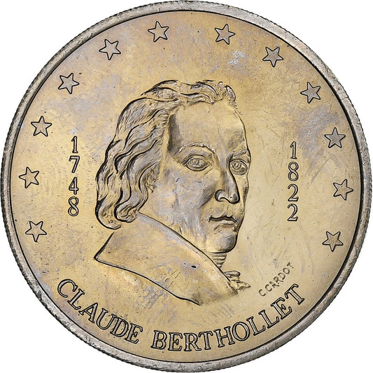 Franţa, 
  
  2 euro, 
  
  Annecy - Claude Berthollet