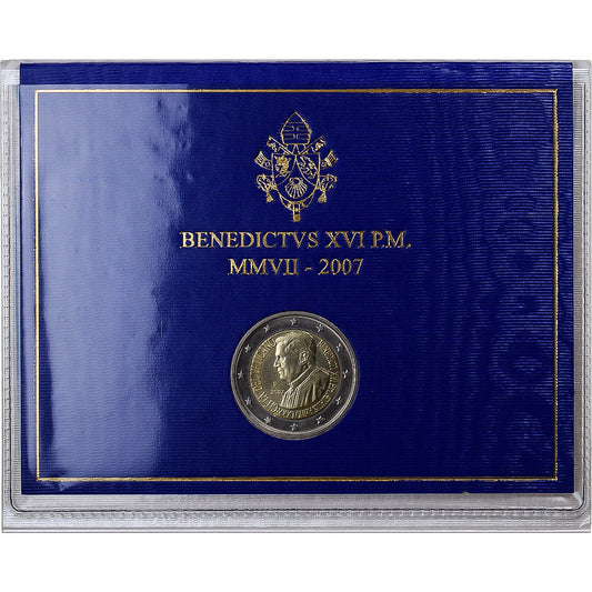 Vatican, 
  
  2 euro, 
  
  80ème aniversare a lui Benoît XVI