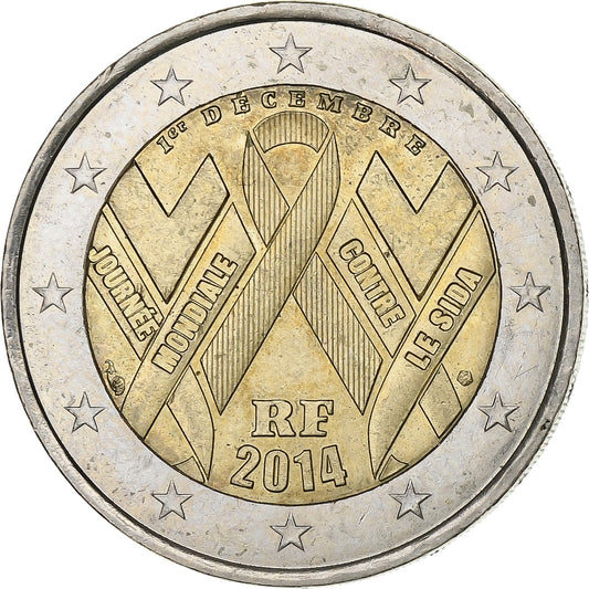 Franţa, 
  
  2 euro, 
  
  70 eme Anniversaire Du Dday