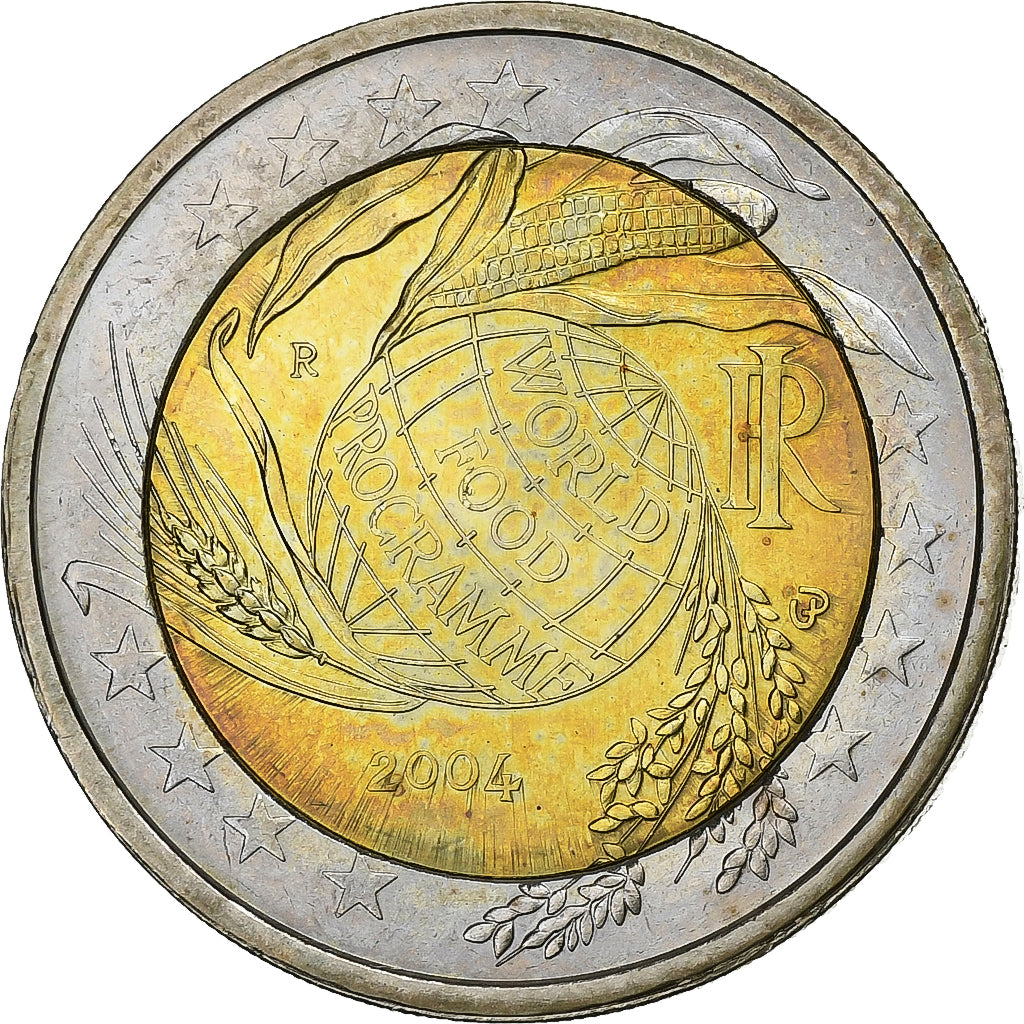 Italia, 
  
  2 euro, 
  
  2004