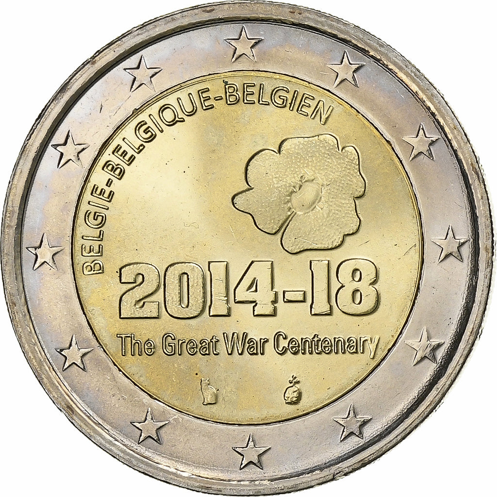 Belgia, 
  
  2 euro, 
  
  2014