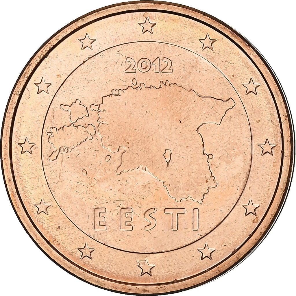 Estonia, 
  
  2 cenți de euro, 
  
  2012