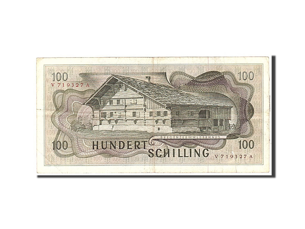 bancnota, 
  
  Austria, 
  
  100 Schilling