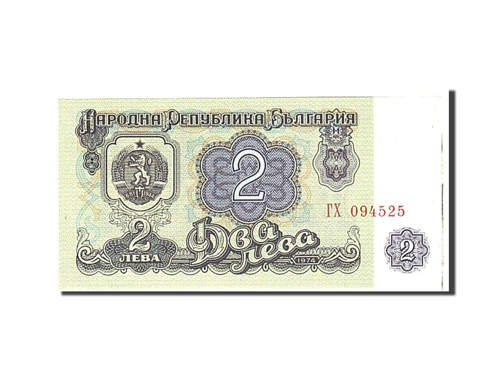 Bulgaria, 
  
  2 Leva, 
  
  UNC(65-70)