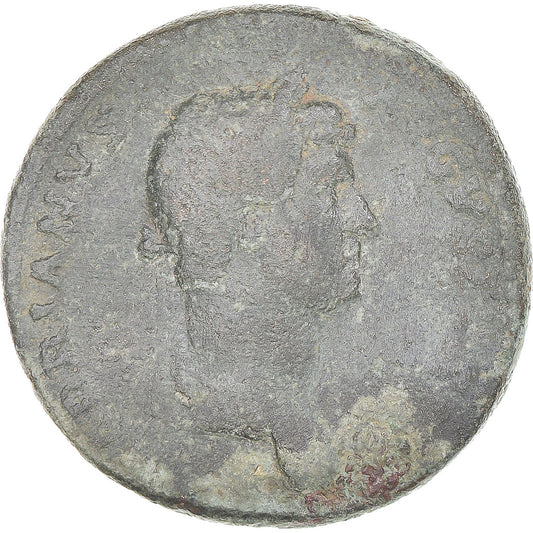 Monedă, 
  
  Hadrian, 
  
  Sestertius