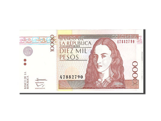 bancnota, 
  
  Columbia, 
  
  10