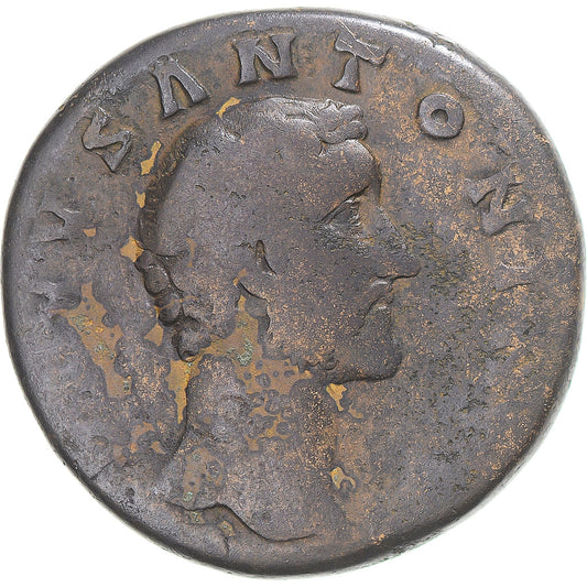 Monedă, 
  
  Divus Antoninus Pius, 
  
  Sestertius