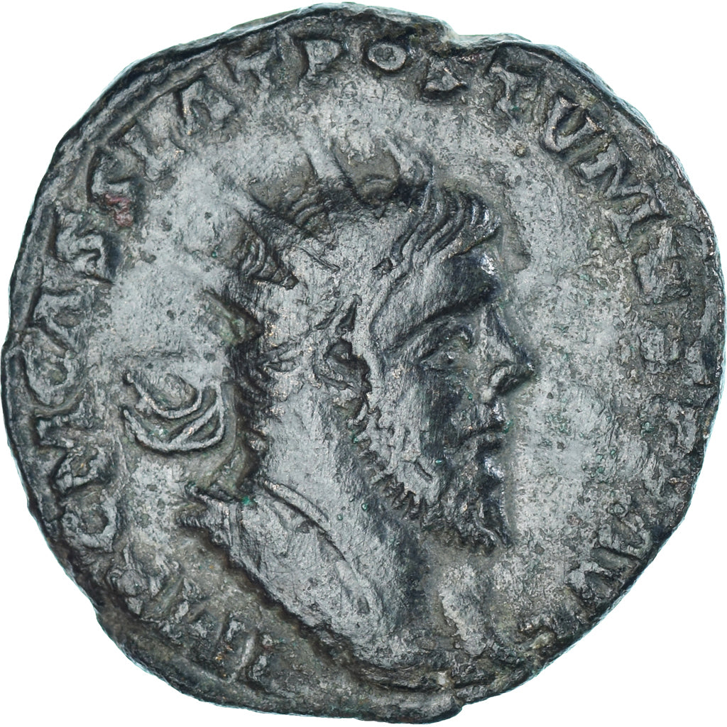 Monedă, 
  
  Postumus, 
  
  Sestertius