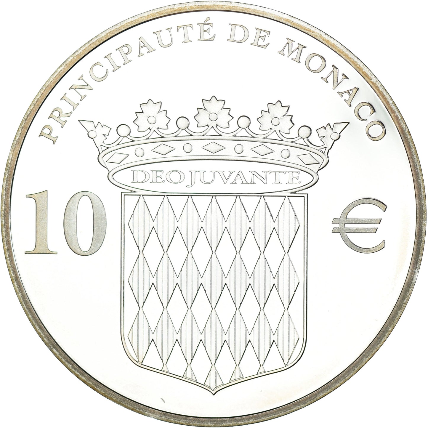 Monaco, 
  
  Honoré II, 
  
  10 euro