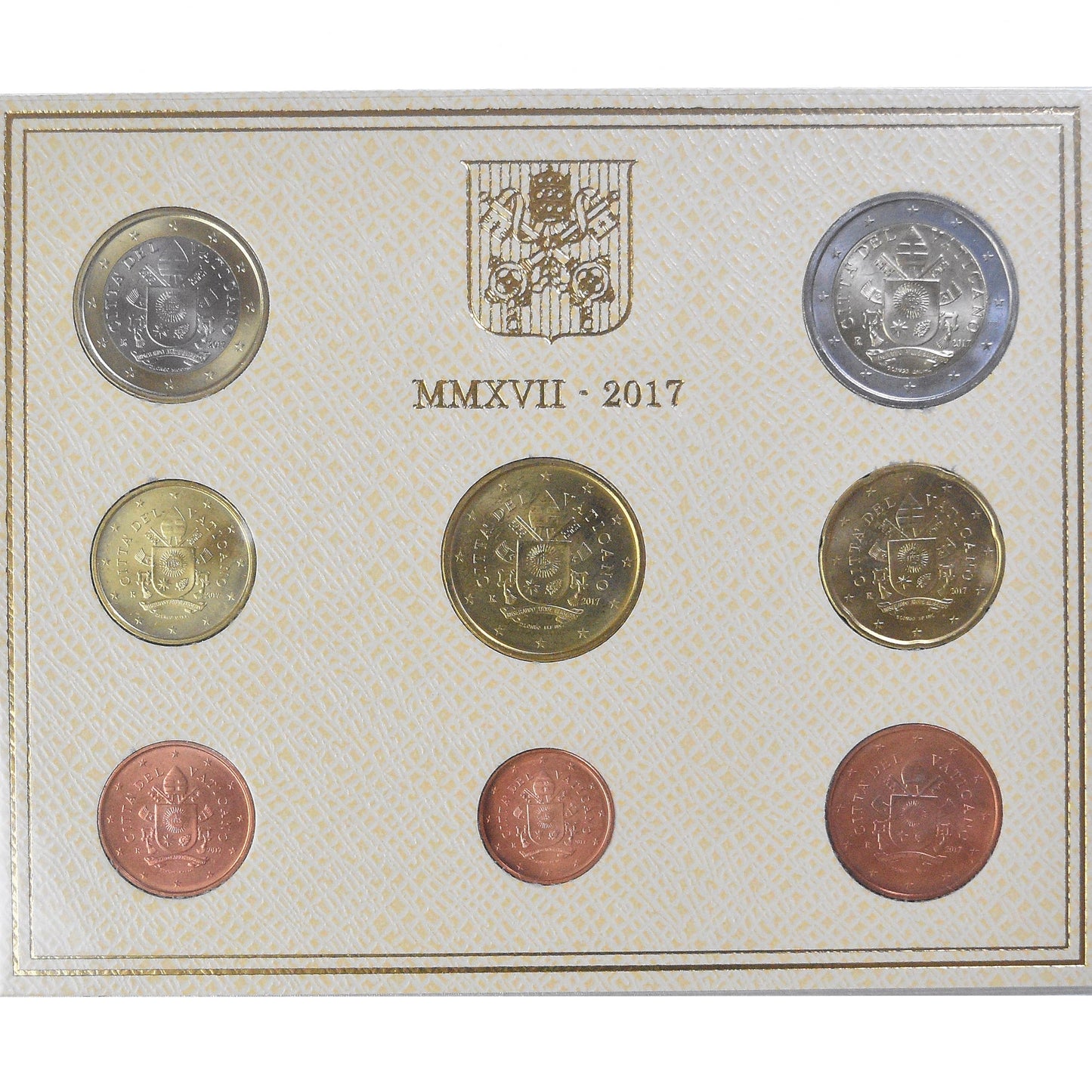 Vatican, 
  
  Set 1 ct. - 2 euro, 
  
  Pape François