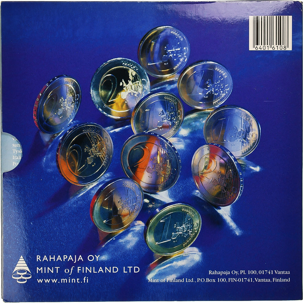 Finlanda, 
  
  Set 1 ct. - 2 euro + token, 
  
  2002