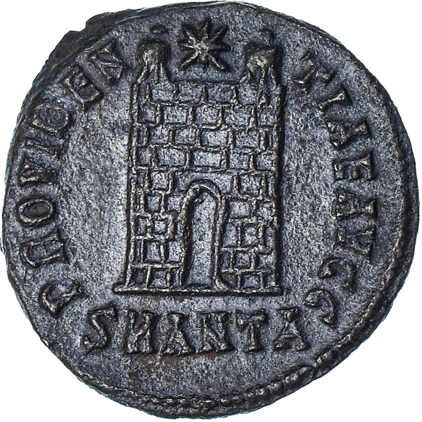 Constantin I, 
  
  Follis, 
  
  327-329