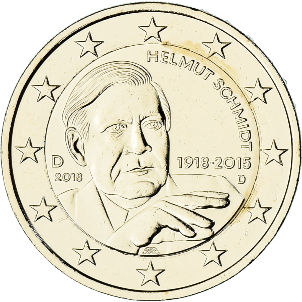 Germania, 
  
  2 euro, 
  
  2018