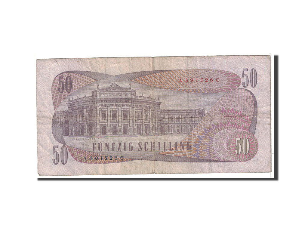 bancnota, 
  
  Austria, 
  
  50 Schilling