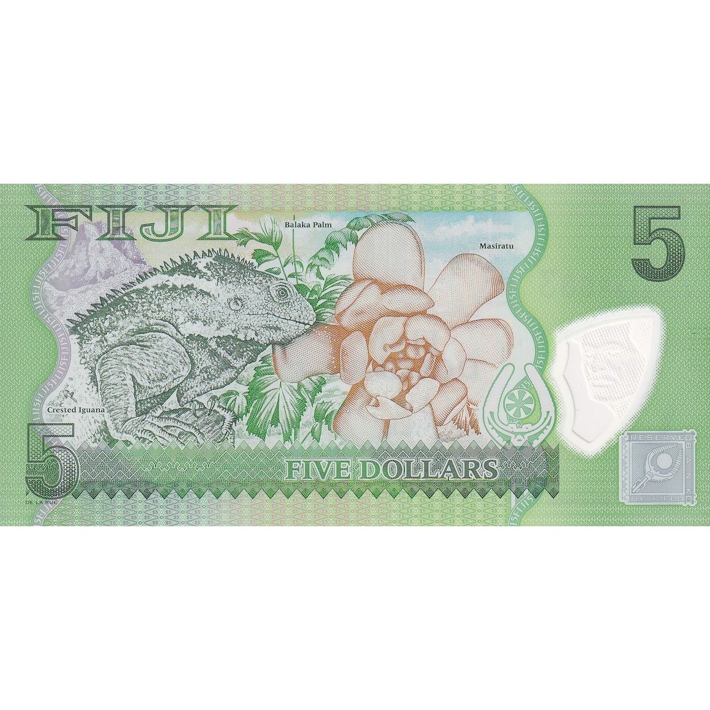 bancnota, 
  
  Fiji, 
  
  5 dolari