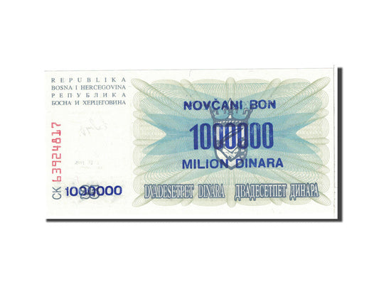 bancnota, 
  
  Bosnia - Herțegovina, 
  
  1