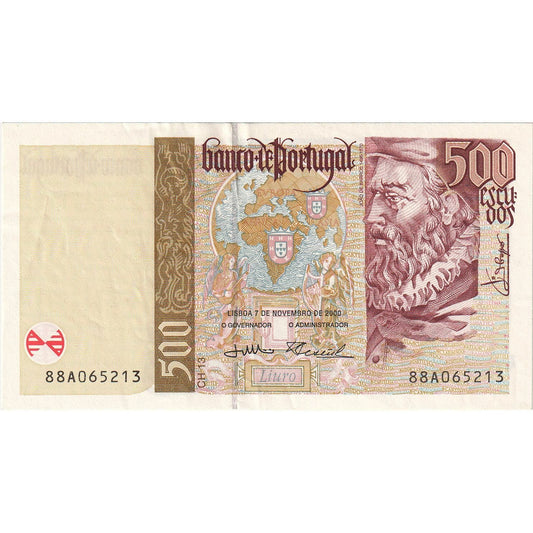 Portugalia, 
  
  500 de escudo, 
  
  07-11-2000