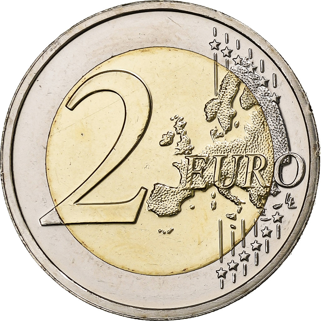 Malta, 
  
  2 euro, 
  
  Republica Malta 1974