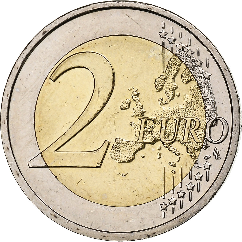 Slovacia, 
  
  2 euro, 
  
  Steagul Uniunii Europene