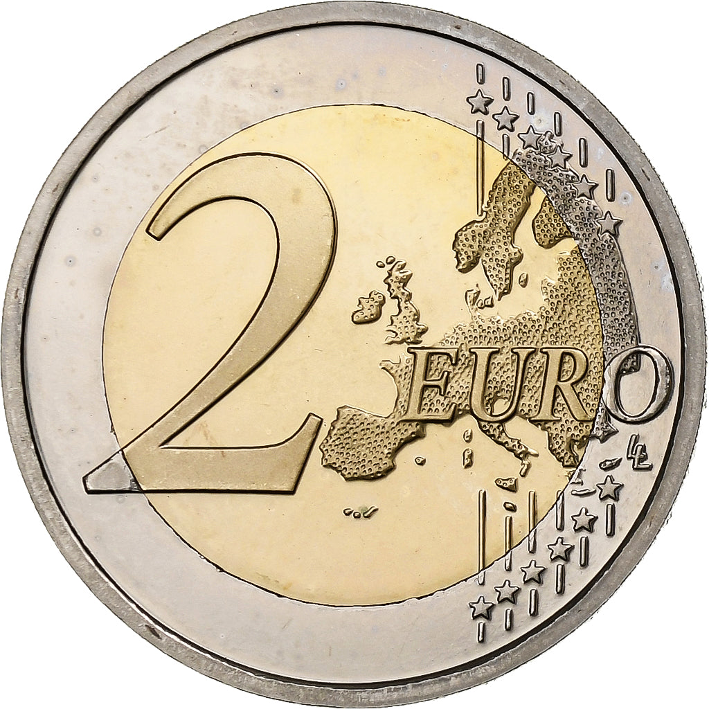 Belgia, 
  
  2 euro, 
  
  30 de ani de drapelul Uniunii Europene