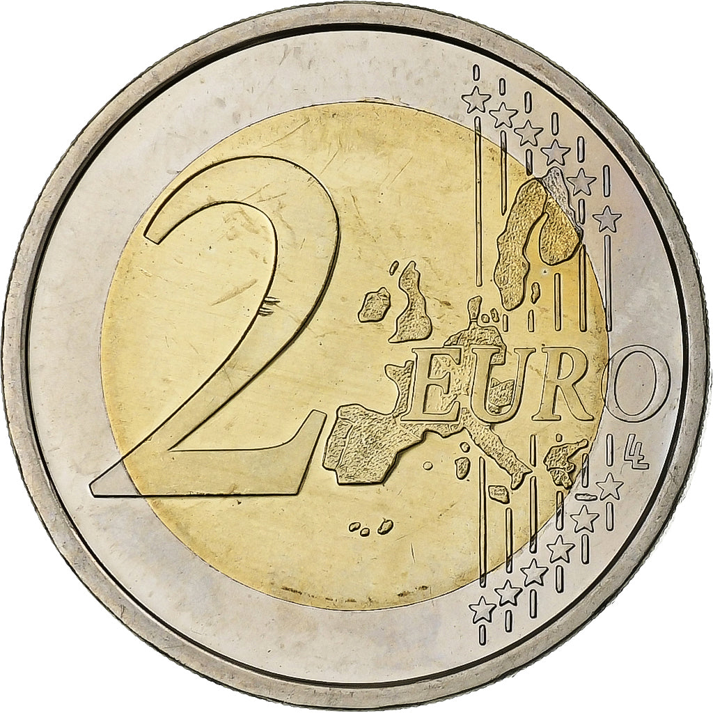 Luxemburg, 
  
  2 euro, 
  
  25 de ani de la nașterea lui Guillaume